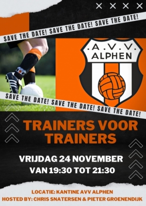 Trainers voor Trainers avond